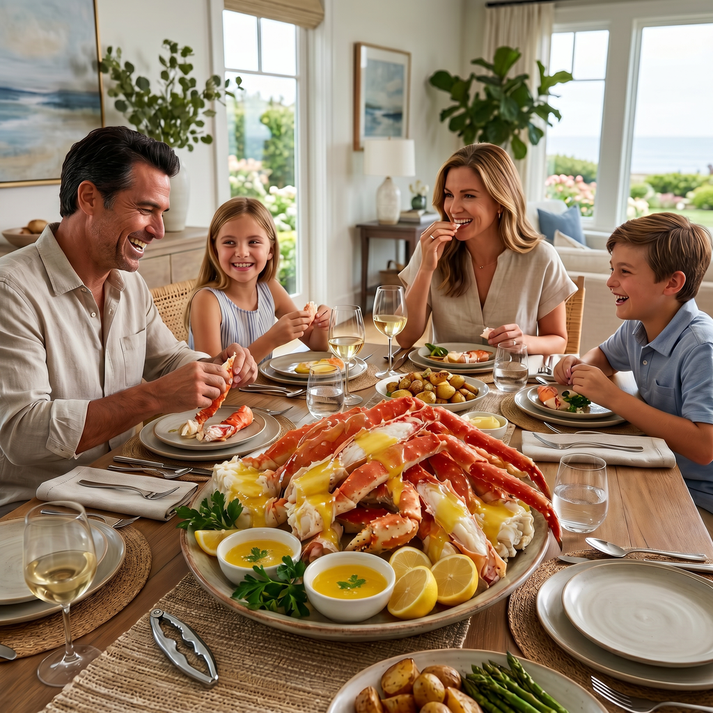 Massive Wild Alaskan King Crab Legs – Sweet, Juicy & Loaded